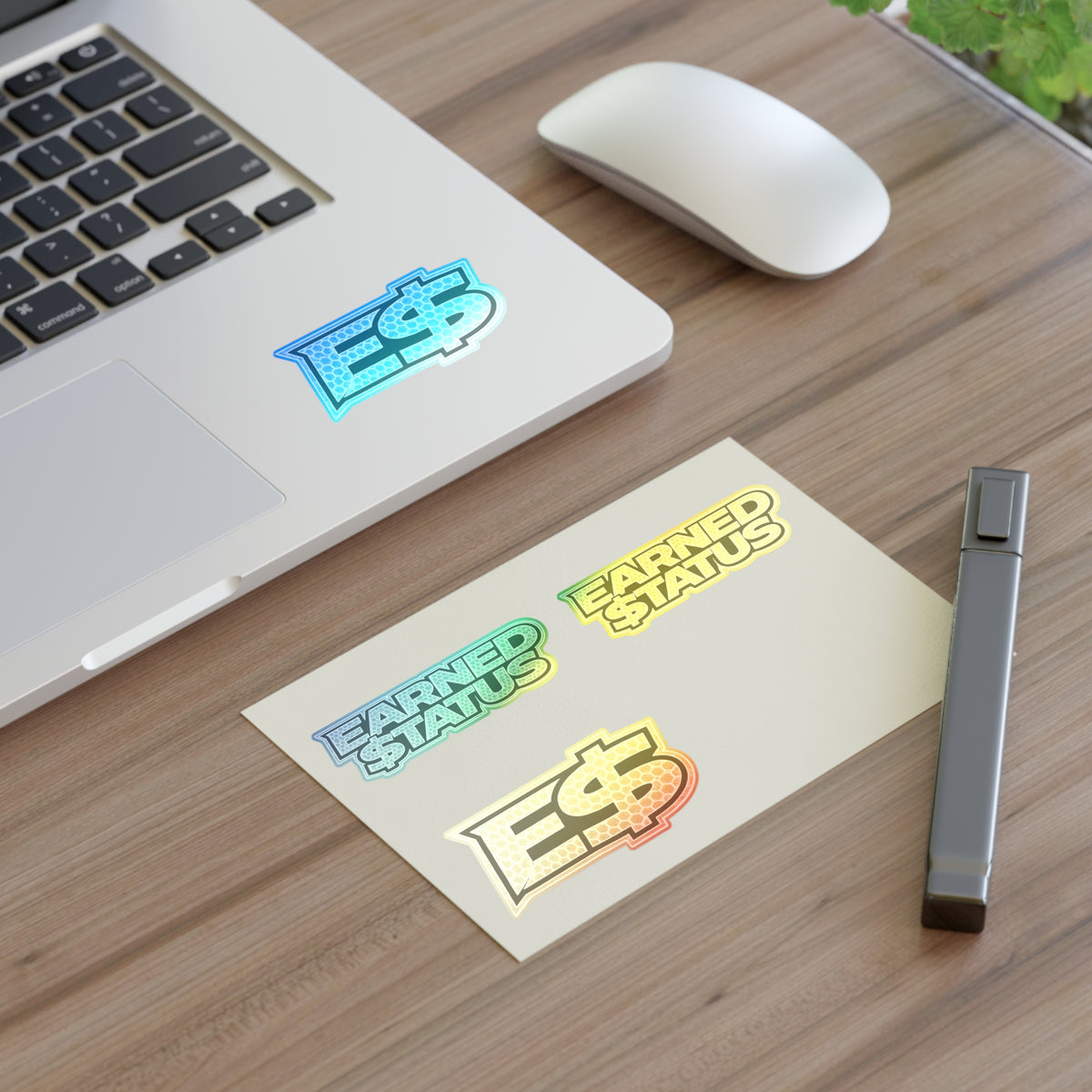 Earned $tatus Sticker Sheet