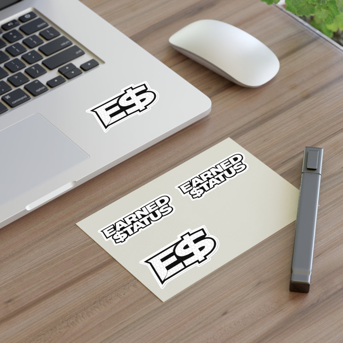 Earned $tatus Sticker Sheet