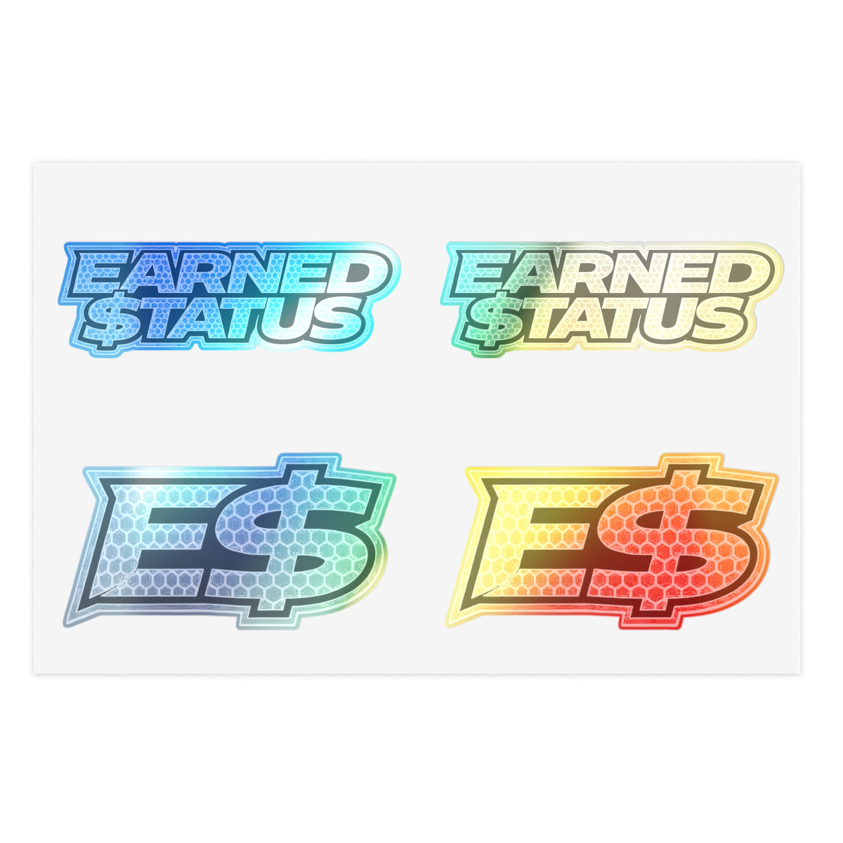 Earned $tatus Sticker Sheet